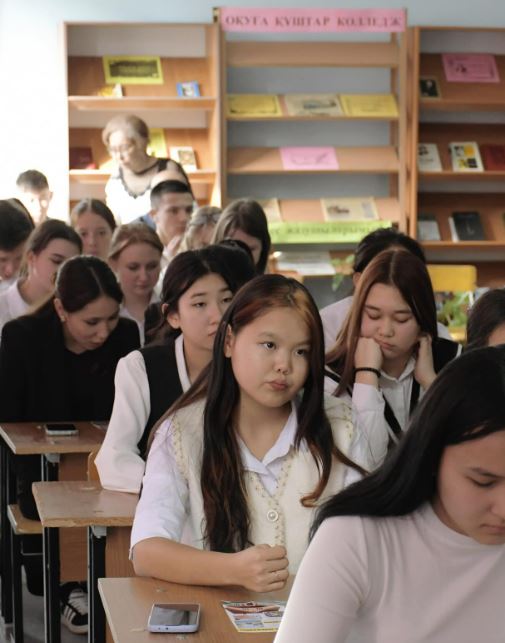 Д.А. Қонаев атындағы колледж студенттеріне арналған төтенше жағдайларға дайындықты арттыру бойынша тренинг